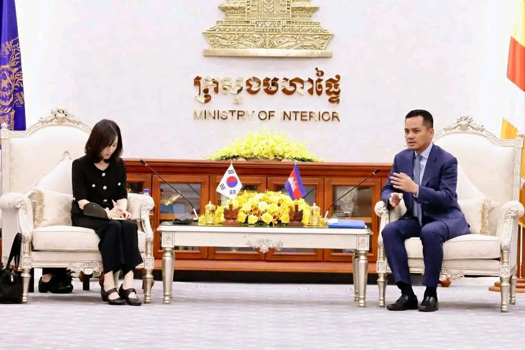 ក្រសួងមហាផ្ទៃកម្ពុជា និងភាគីកូរ៉េ នឹងបង្កើតក្រុមការងារ Task Force ដើម្បីជំរុញសន្ទុះការងារឱ្យកាន់តែមានប្រសិទ្ធភាព សម្រាប់កិច្ចសហប្រតិបត្តិការបង្ការ ទប់ស្កាត់ និងបង្ក្រាបអំពើឆបោកតាមប្រព័ន្ធអនឡាញ