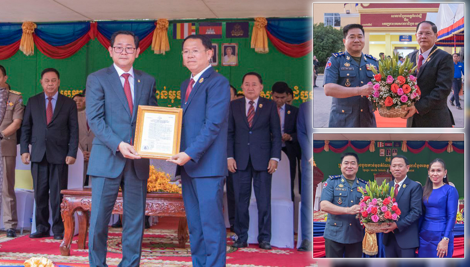 លោកឧត្តមសេនីយ៍ត្រី ម៉េង ស្រ៊ុន​ បានអញ្ជើញចូលរួមក្នុងពិធីប្រកាសផ្ទេរតែងតាំងនិងចូលកាន់មុខតំណែងប្រធានសាលាដំបូងខេត្តកំពង់ស្ពឺ​ ក្រោម​អធិបតីភាព​ ឯកឧត្តម កើត រិទ្ធ ឧបនាយករដ្ឋមន្រ្តី រដ្ឋមន្ត្រីក្រសួងយុត្តិធម៌…